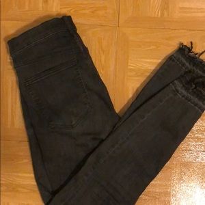 GAP dark grey “Legging” jean, size 26, worn once!